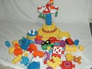 Огромный выбор конструкторов Fisher Price и Mega Bloks,  развивающие