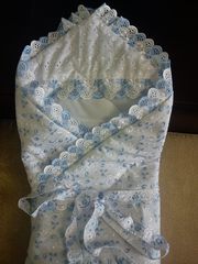 Красивый конверт на выписку - одеяло (2в1) + ПОДАРОК.
