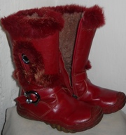 Зимние сапожки для девочки 6-7 лет(р.32), б/у, недорого!