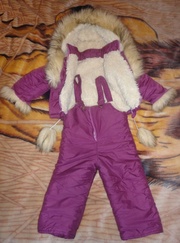 Комбинезон с курткой на овчине б/у