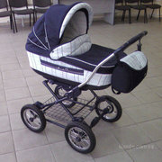 Утеплённый вездеход на больших колёсах! Люлька+прогулка! Как новая!,  