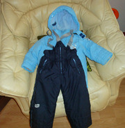 Зимняя куртка и комбинезон   рост 110,  бу 1 сезон, 