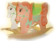 Кресло качалка БЕЛОГРИВЫЕ ЛОШАДКИ