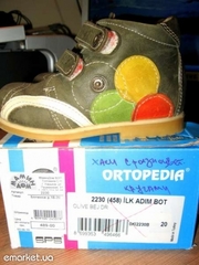 ПРОДАМ БОТИНКИ ORTOPEDIA, р.20, стелька 13, 5см, б/у; и САНДАЛИ р.19