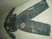 . Костюм джинсовый на 3-4 года (длина джинс 66 см, длина куртки 43 см)