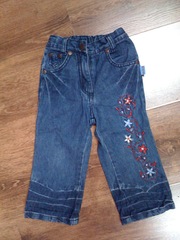 РАСПРОДАЖА! Джинсы на девочку 86-92 см (1, 5-2 года)