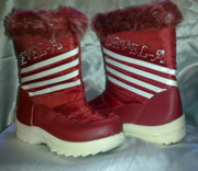 Продам детские сапоги-высокие дутики