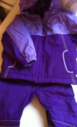 зимний детский комбинезон