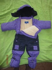 продам детский зимний комбинезон натуральный