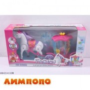 JOY TOY Карета с лошадью и куклой