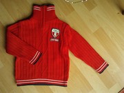 Нарядная трикотажная кофточка на мальчика 4 - 5 лет