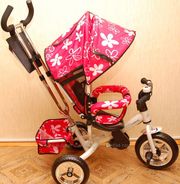 Велосипед EVA Foam, три колеса, колясочный, усиленная двойная ручка