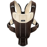 Рюкзак-кенгуру BabyBjorn Active,  шоколадного цвета с бежевой отделкой, 