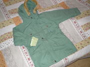 продам демисезонную куртку и шапку б/у для мальчика