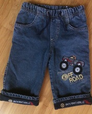 Продам джинсы утепленные зимние на мальчика  6-9 месяцев