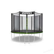 Батут 312 см черно-зеленый Zipro Jump Pro с наружной сеткой
