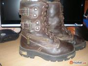 Продам  сапожки кожанные